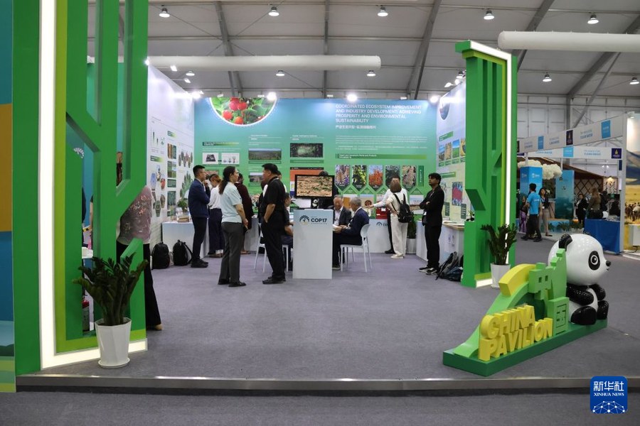 COP17“中国角”展示中国防沙治沙成效
