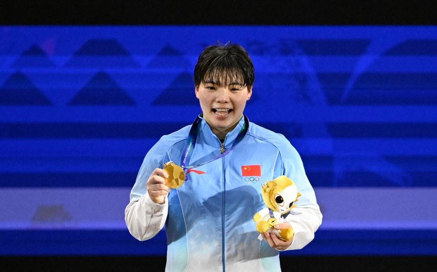 亚运会丨何仁秀获举重女子77公斤级金牌 朝鲜选手刷新三项世界纪录
